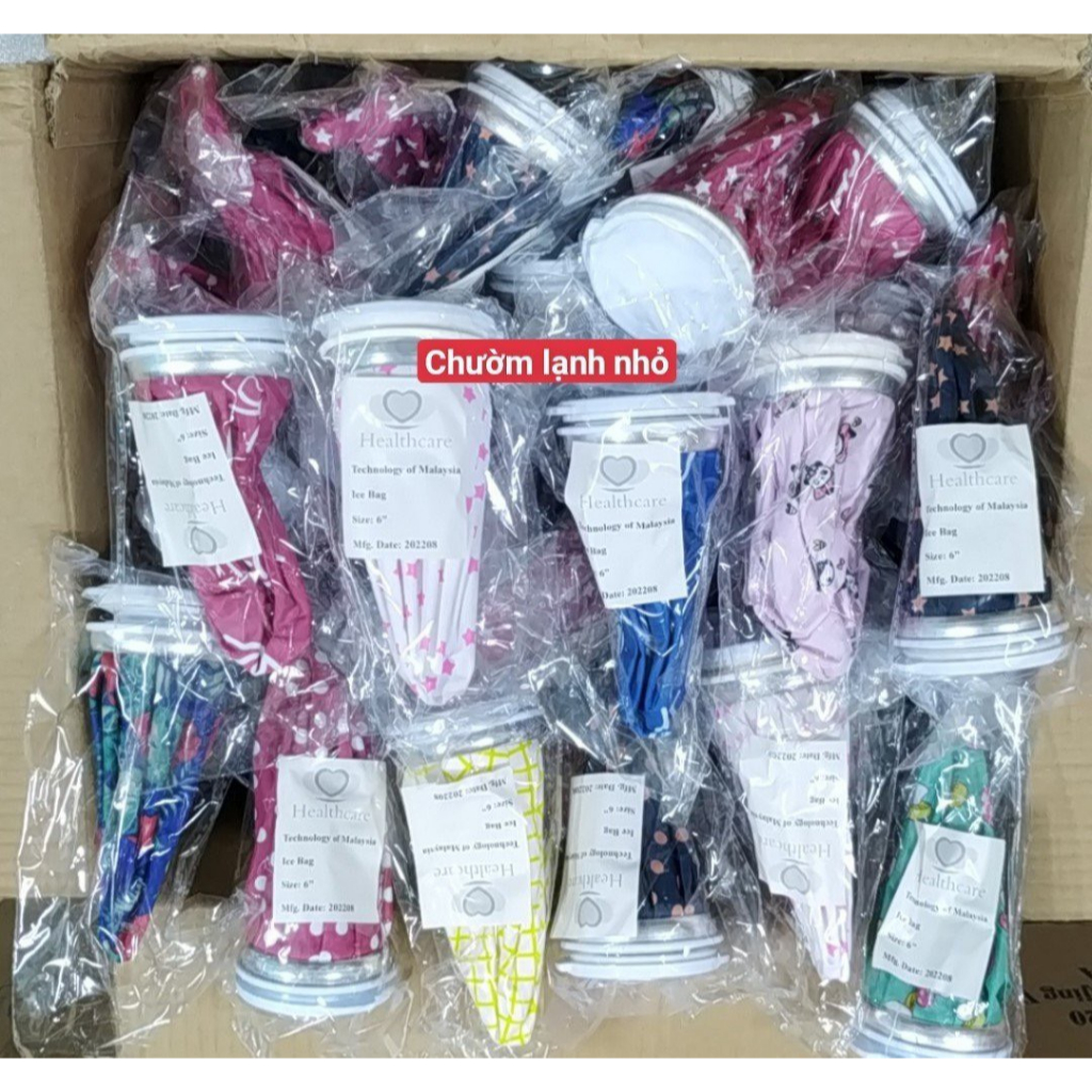 Túi chườm đá lạnh lớn, nhỏ nhiều màu/hình