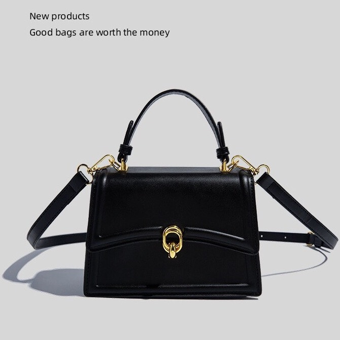 Túi xách da nữ, dây dài đeo chéo, khóa tròn nổi bật SL102