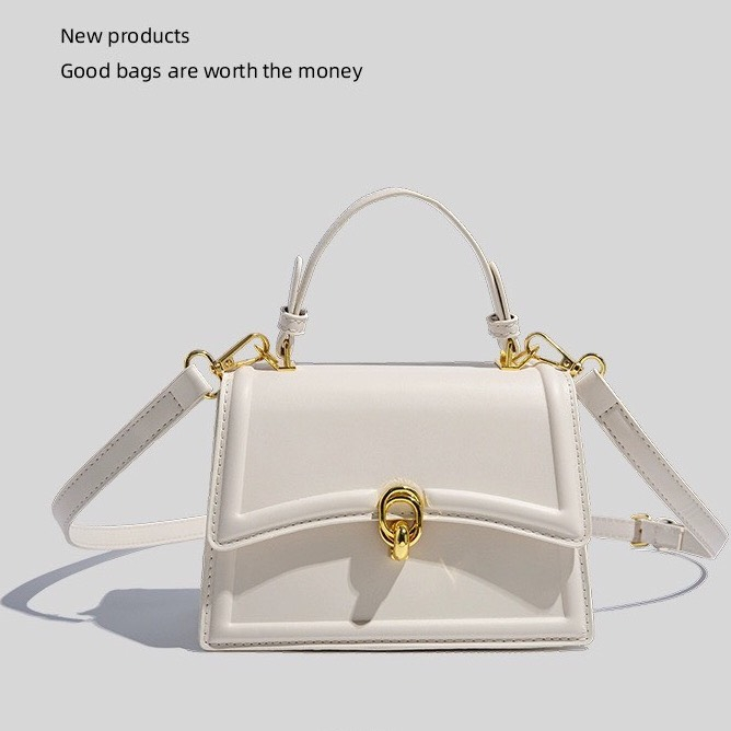 Túi xách da nữ, dây dài đeo chéo, khóa tròn nổi bật SL102