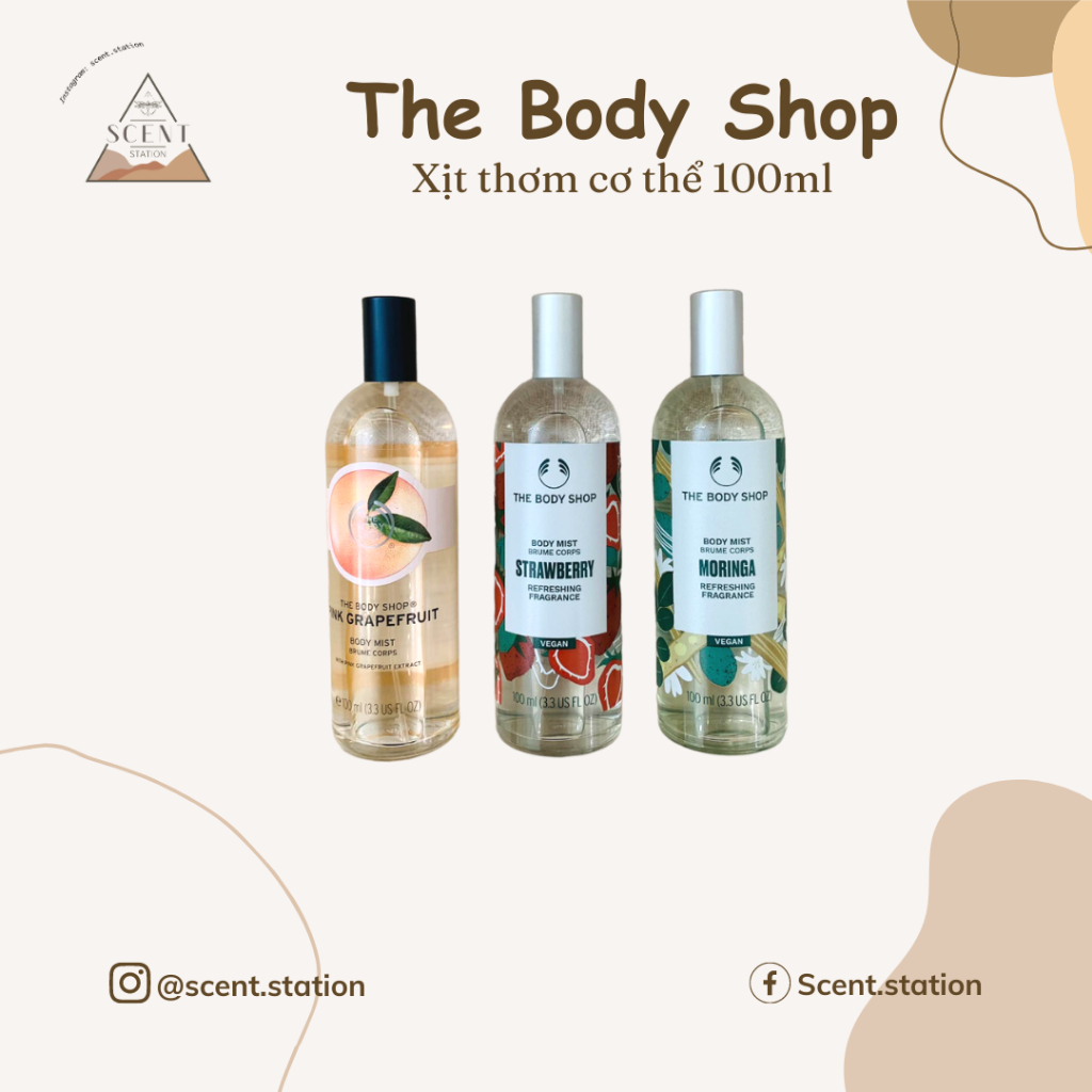 Xịt thơm cơ thể Body mist The Body Shop 100ml