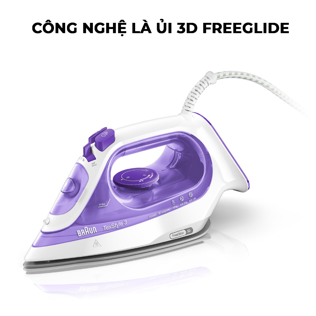 Bàn là hơi nước Braun SI3042VI-Hàng chính hãng bảo hành 24 tháng