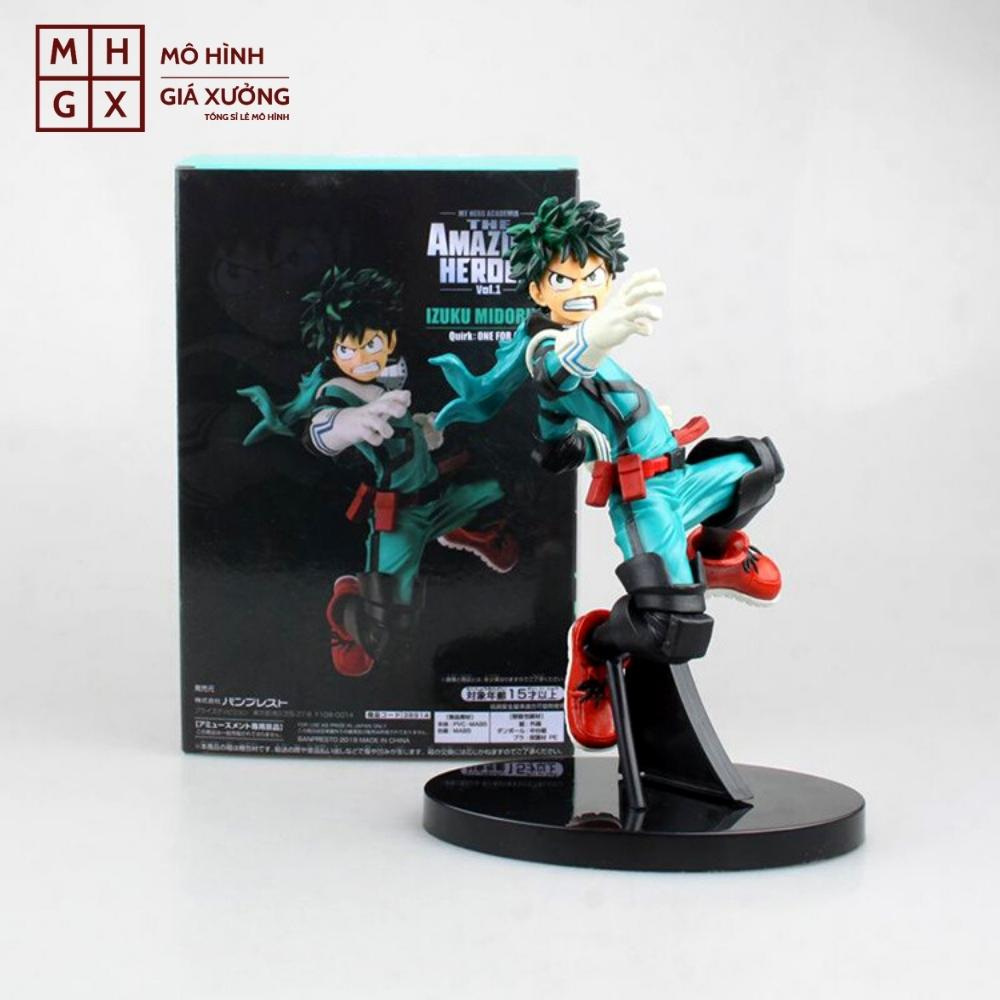 Mô Hình Học Viện Anh Hùng Deku Midoriya Izuku trạng thái chiến đấu - Cao 18cm - nặng 200gram - My Hero Academia