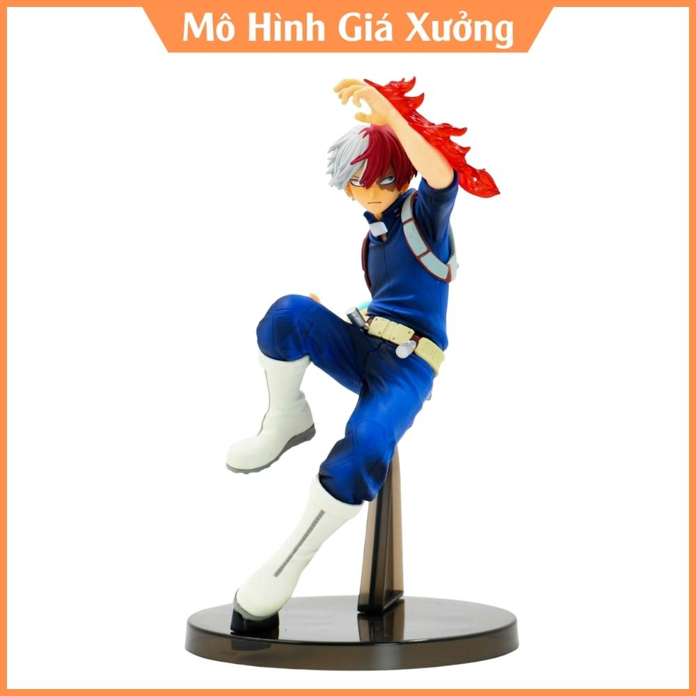 Mô Hình Học Viện Anh Hùng Todoroki Shouto trạng thái chiến đấu - Cao 18cm - nặng 200gram - My Hero Academia