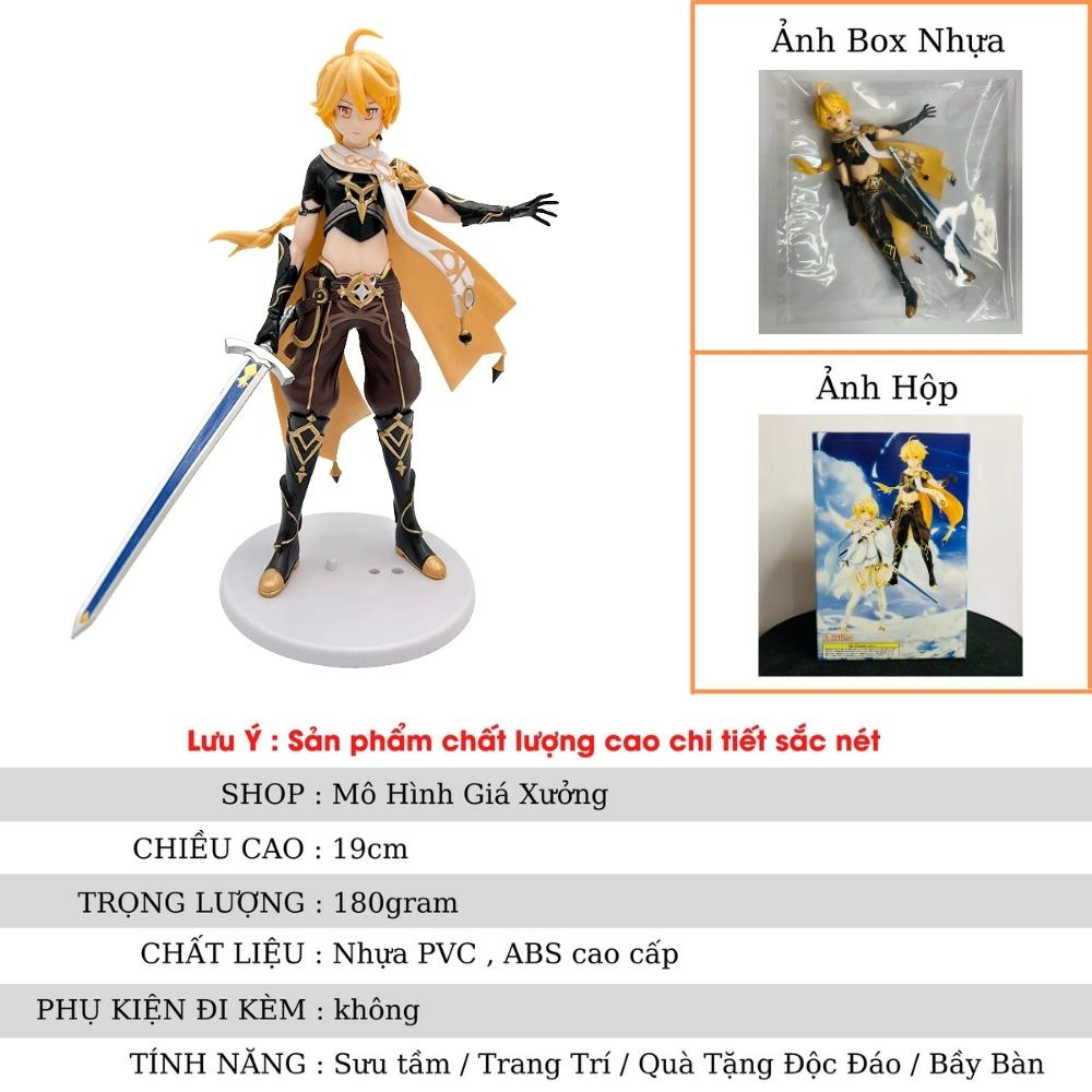 Mô Hình Genshin Impact Aether siêu đẹp - cao 19cm - nặng 180 gram - Figure Genshin Impact - Có Hộp màu