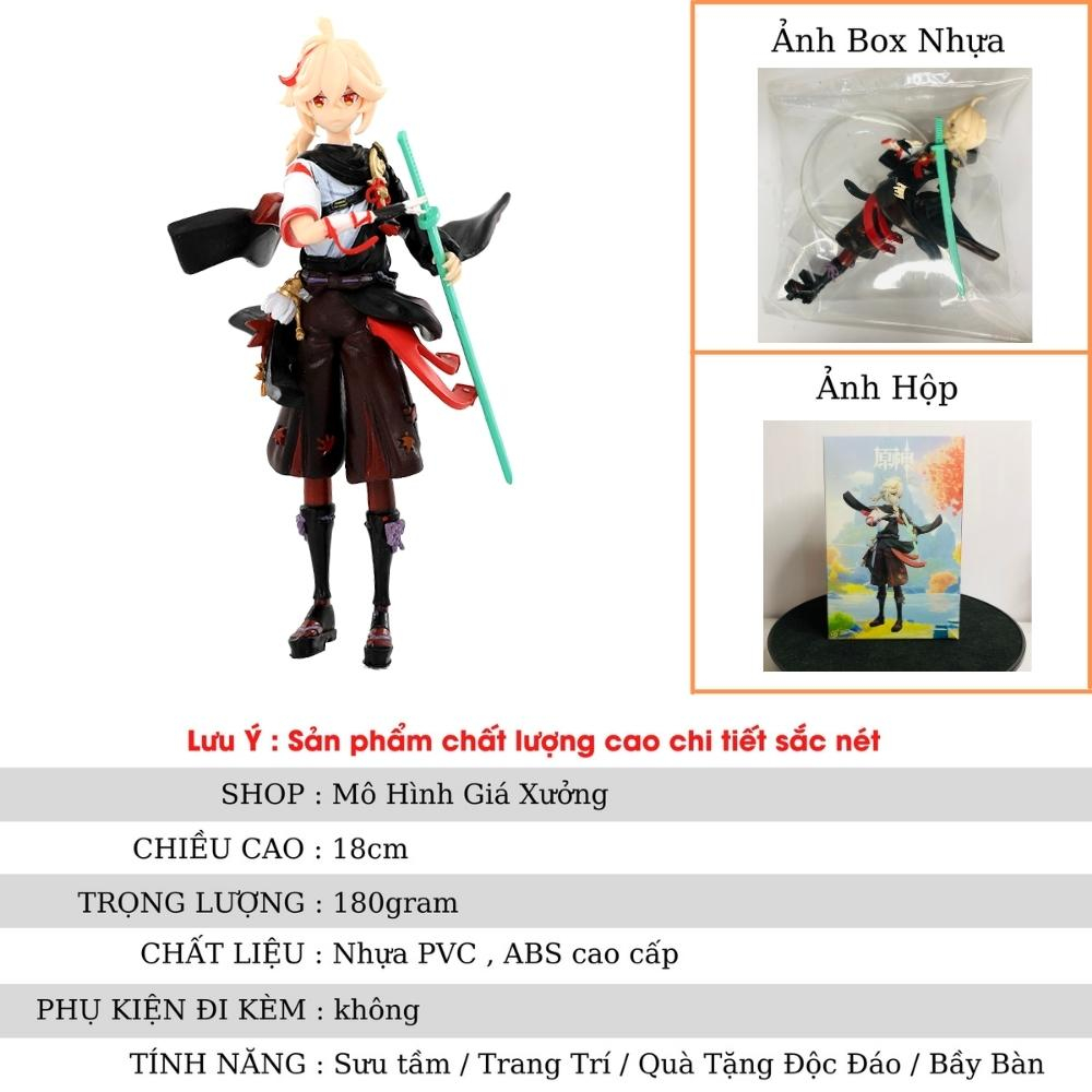 Mô Hình Genshin Impact Kaedehara Kazuha siêu đẹp - cao 18cm - nặng 180 gram - Figure Genshin Impact - Có Hộp màu