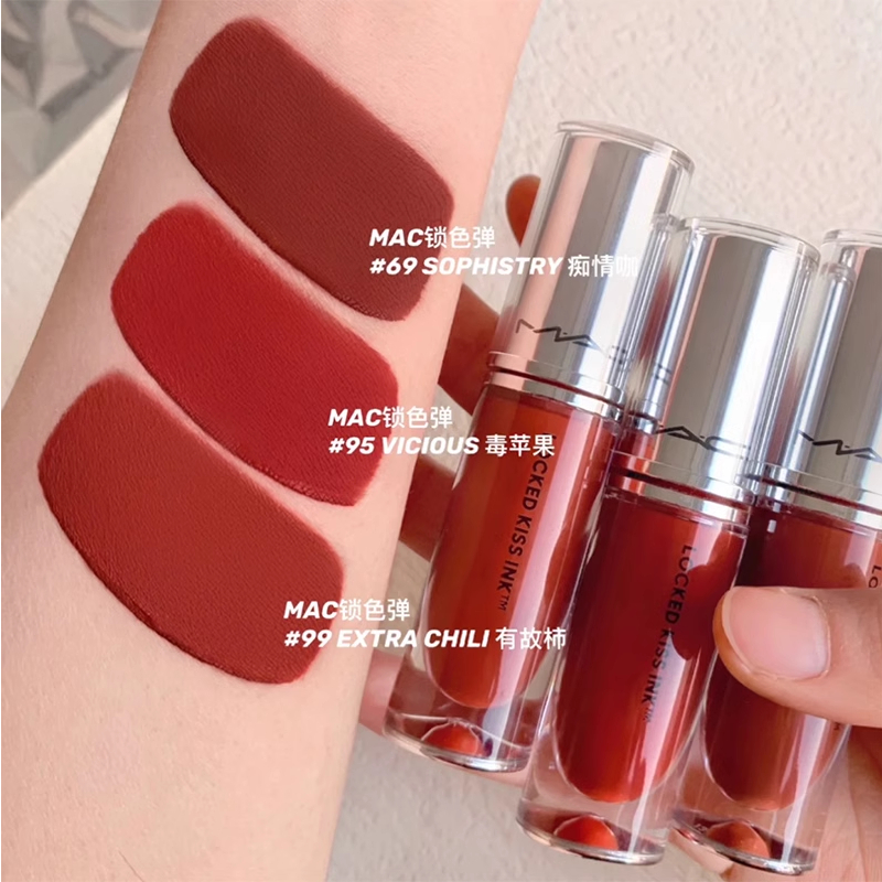 Son kem MAC dòng siêu lì Locked Kiss Ink 24HR Lipcolour