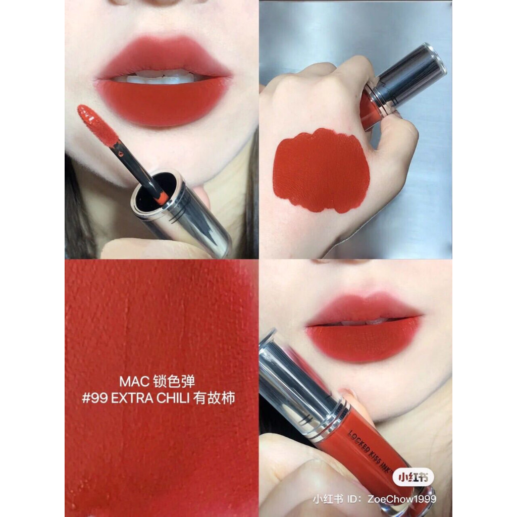 Son kem MAC dòng siêu lì Locked Kiss Ink 24HR Lipcolour