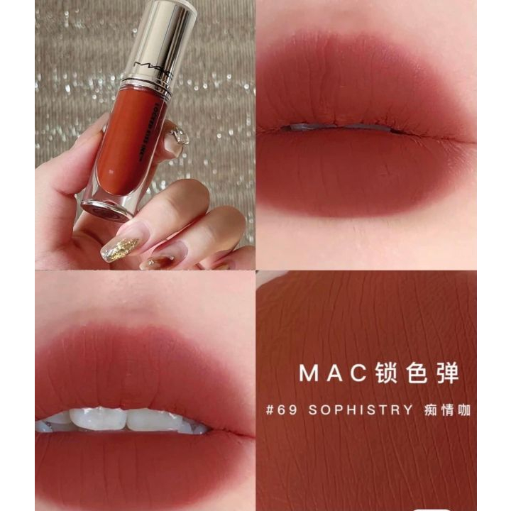 Son kem MAC dòng siêu lì Locked Kiss Ink 24HR Lipcolour