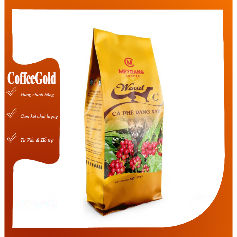 Cà Phê Mê Trang Chồn (C) Hạt Arabica Moka Cầu Đất Cao Cấp