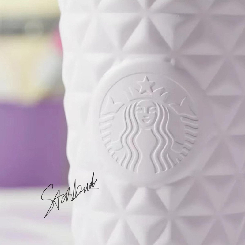 Chính hãng Ly starbuck giữ nhiệt dion tím tag Trung