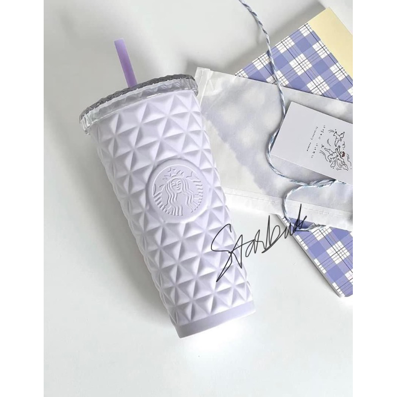 Chính hãng Ly starbuck giữ nhiệt dion tím tag Trung