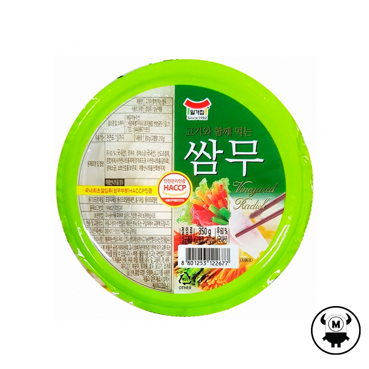 Củ cải cắt lát ngâm Hàn Quốc 350g