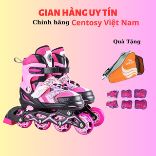 Giầy patin trẻ em cao cấp papaison a9 tặng kèm bảo vệ tay chân hoặc túi đựng giày