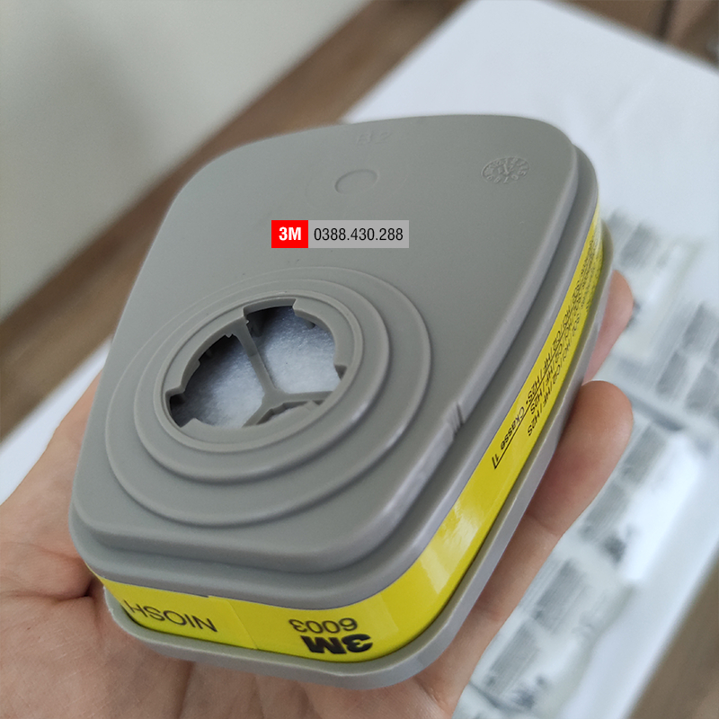 2 Phin lọc 3M 6003 sử dụng cho mặt nạ phòng độc 3M 6200, 7502, 6800
