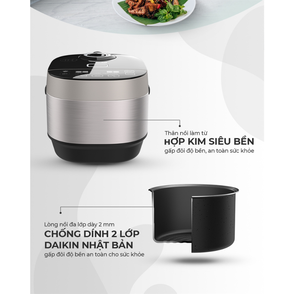 Nồi cơm điện cao tần 1.8L Sunhouse mama SHD8959