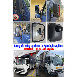 Gương vuông cầu lồi chiếu hậu xe tải