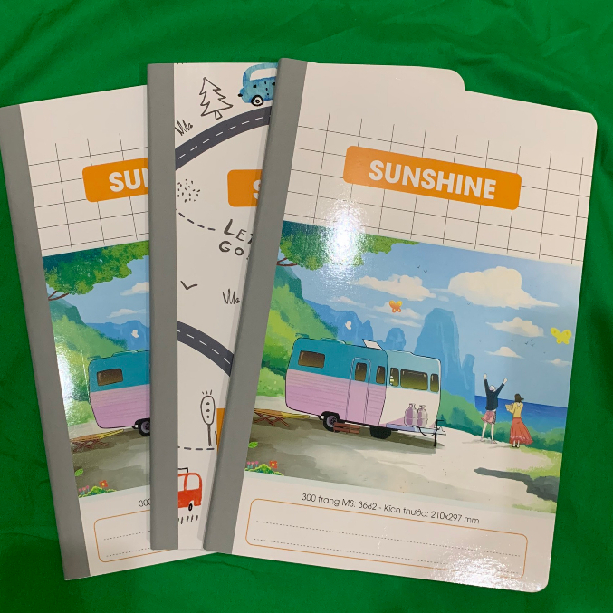 Sổ may gáy Sushine A4 HẢI TIẾN 300 trang cao cấp