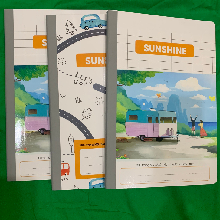 Sổ may gáy Sushine A4 HẢI TIẾN 300 trang cao cấp