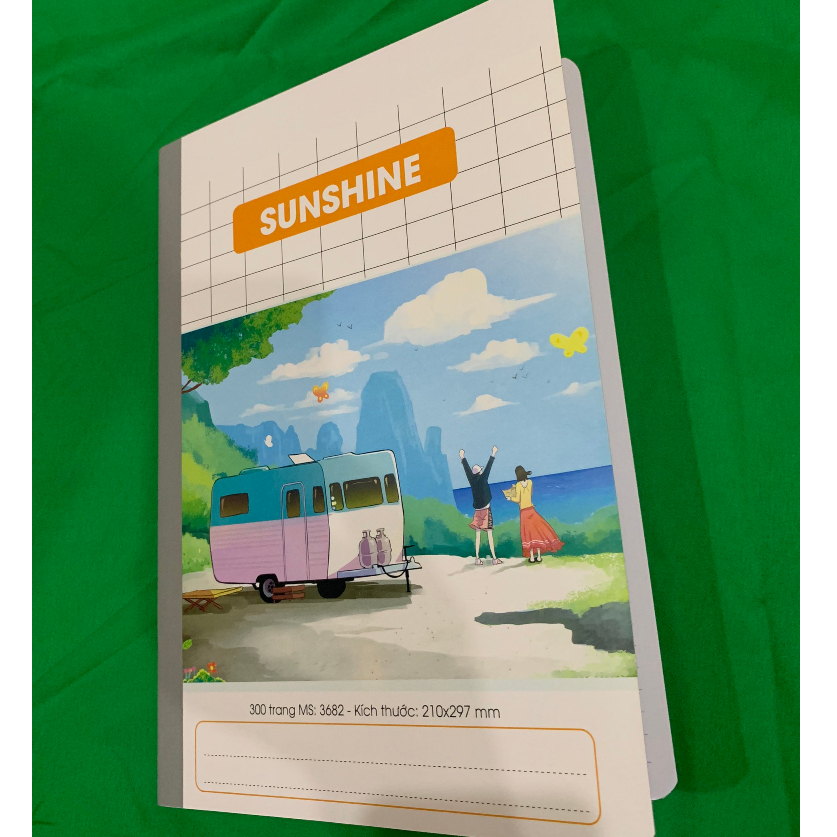 Sổ may gáy Sushine A4 HẢI TIẾN 300 trang cao cấp