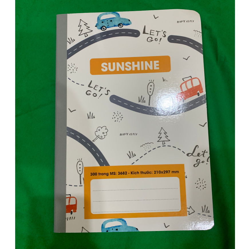 Sổ may gáy Sushine A4 HẢI TIẾN 300 trang cao cấp