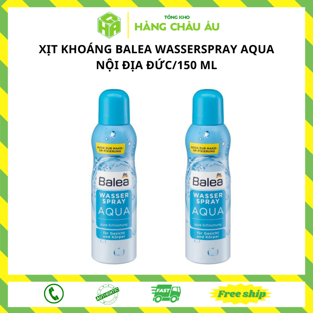 Xịt Khoáng Balea Wasserspray Aqua / 150 ml