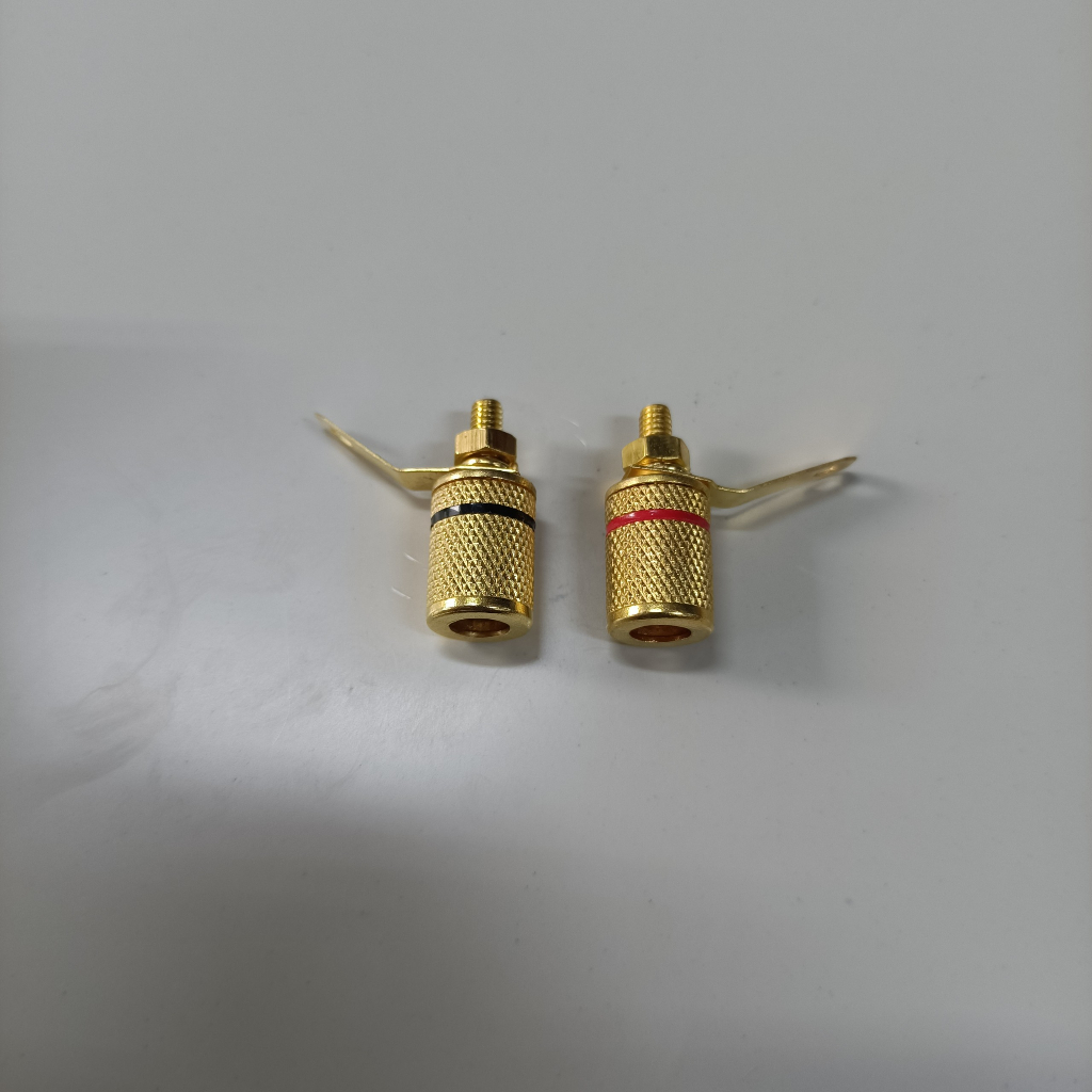 Cặp cọc loa ngắn nhỏ ( 1 đỏ + 1 đen )