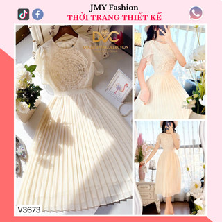 V3673 Váy ren be tiểu thư dáng dài nữ tính váy đầm công sở, dự tiệc thiết kế sang chảnh