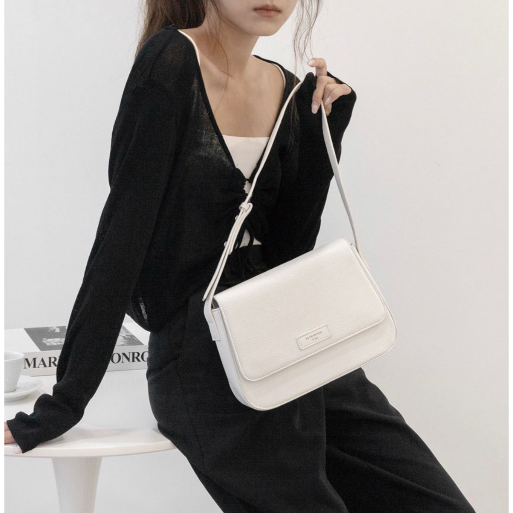 Túi da Laini chính hãng thay đổi được dây đeo vai và đeo chéo