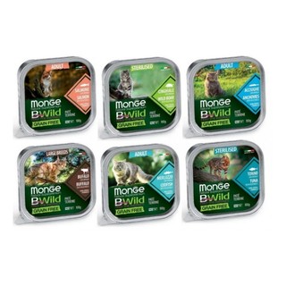 Pate monge mèo bwild cá & rau củ tự nhiên 100g