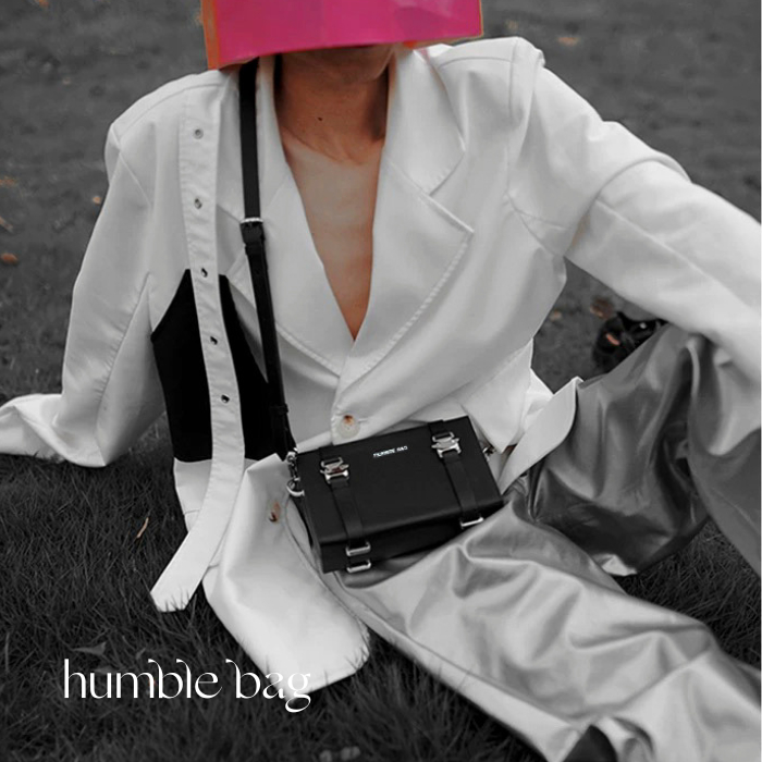 Túi Đeo Chéo Nam/ Nữ Hiện Đại Dạng Hộp Cá Tính Da PU Phù Hợp Đi Chơi BleuZ - HUMBLE Bag