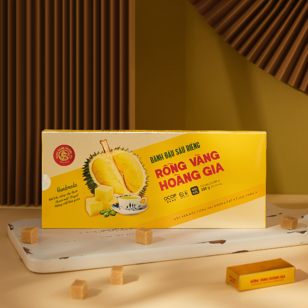 Bánh Đậu Xanh RV Hoàng Gia Sầu Riêng 170g Cao Cấp