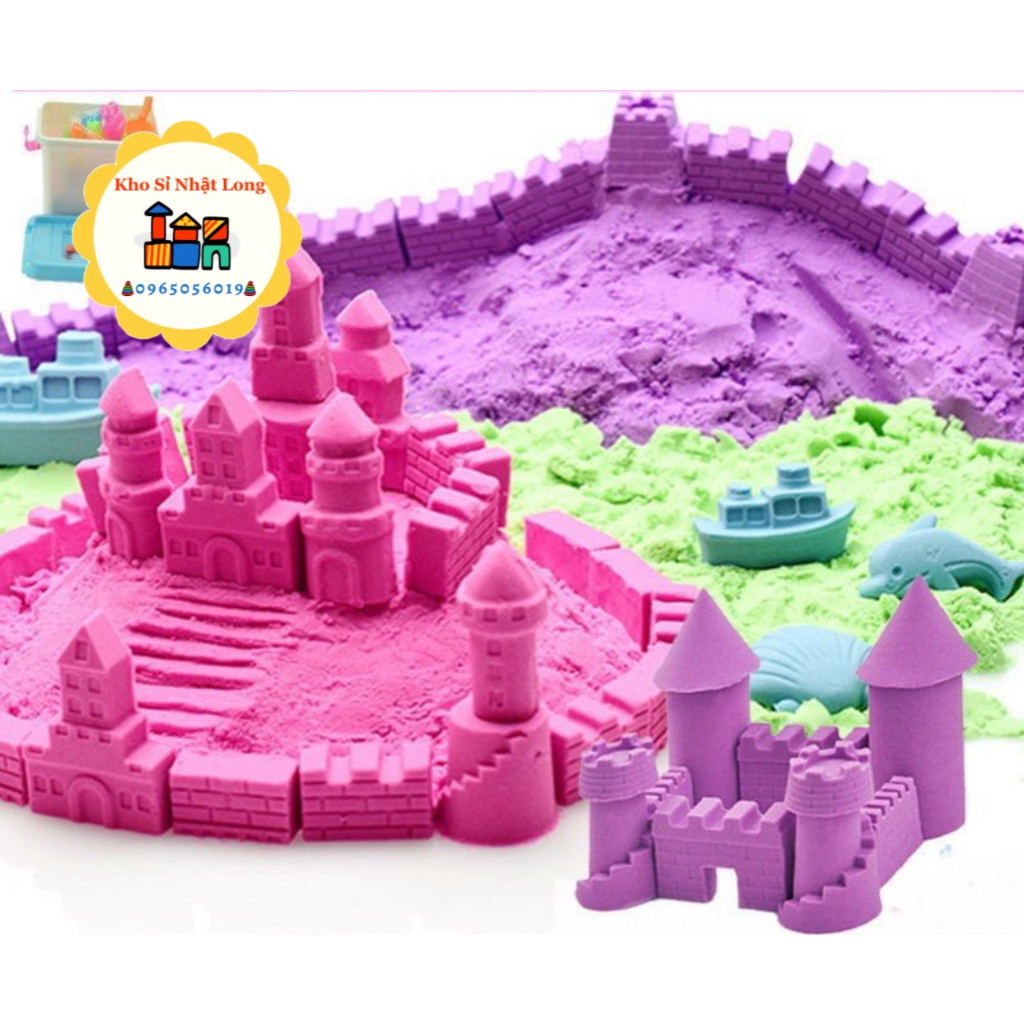 Cát nặn sinh học, Cát động lực, Cát dẻo tạo hình cho bé yêu: Loại 1