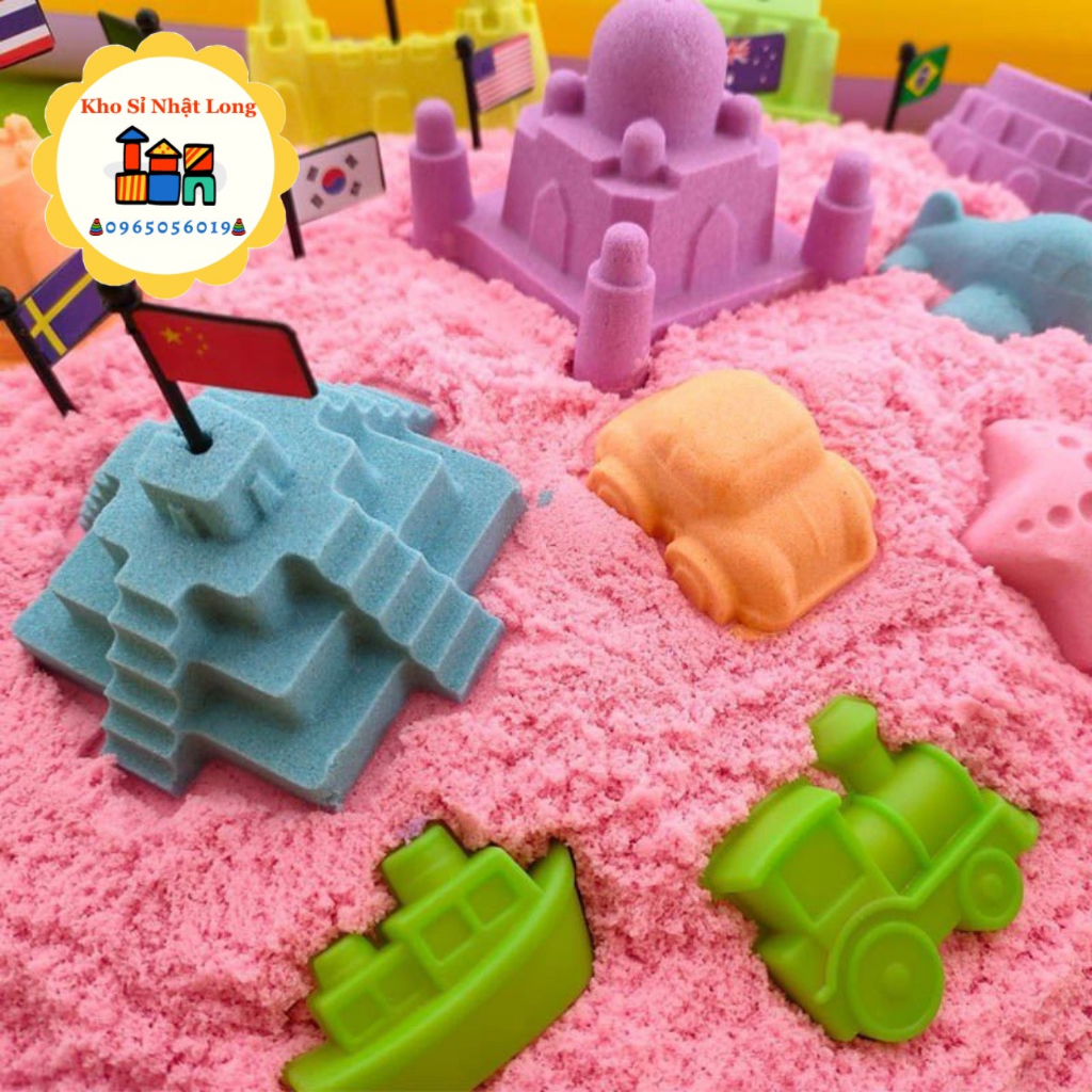 Cát nặn sinh học, Cát động lực, Cát dẻo tạo hình cho bé yêu: Loại 1