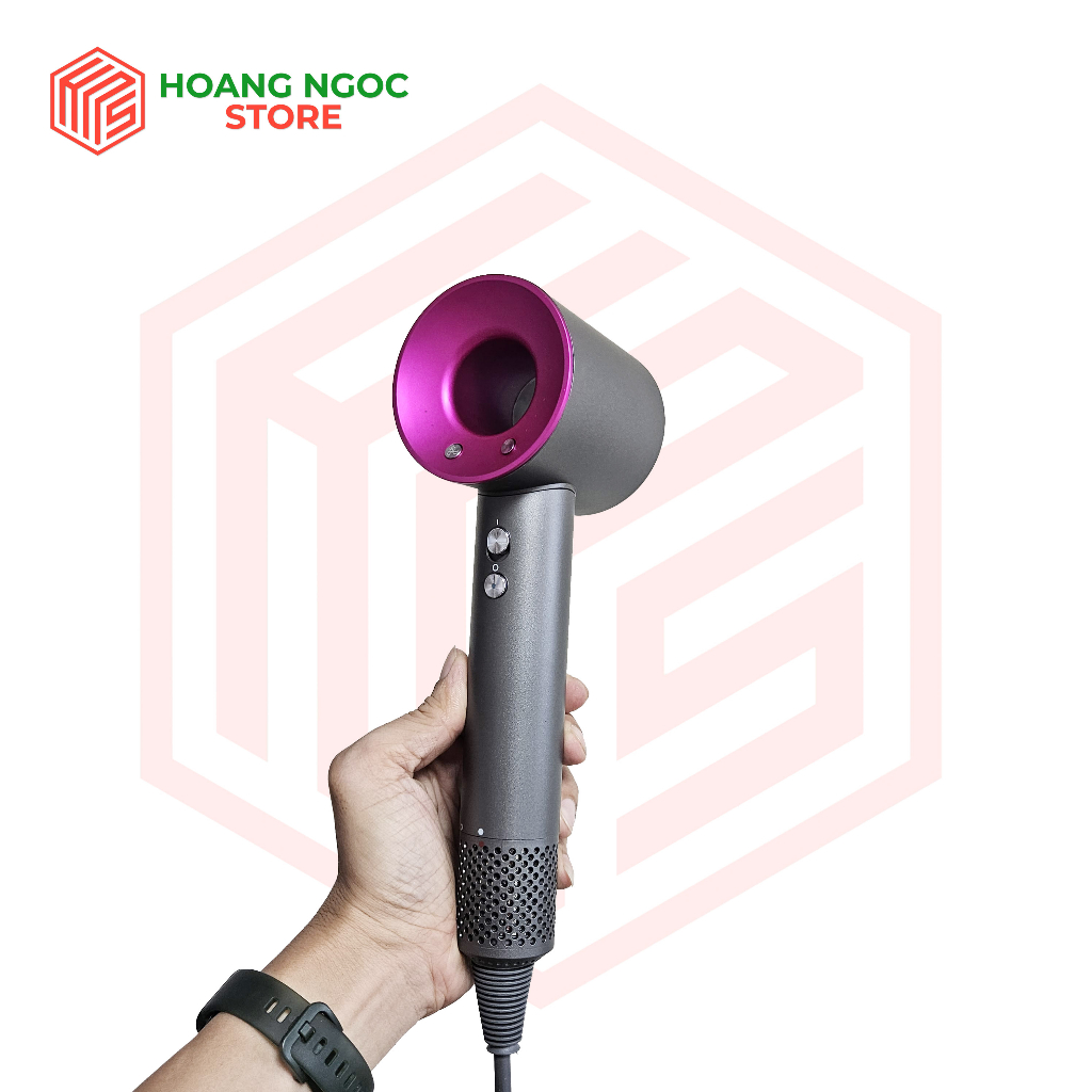 Máy sấy tóc Supersonic không kèm đầu sấy, không cánh quạt, công suất cao, sấy nóng lạnh 2 chiều. BH 1 tháng