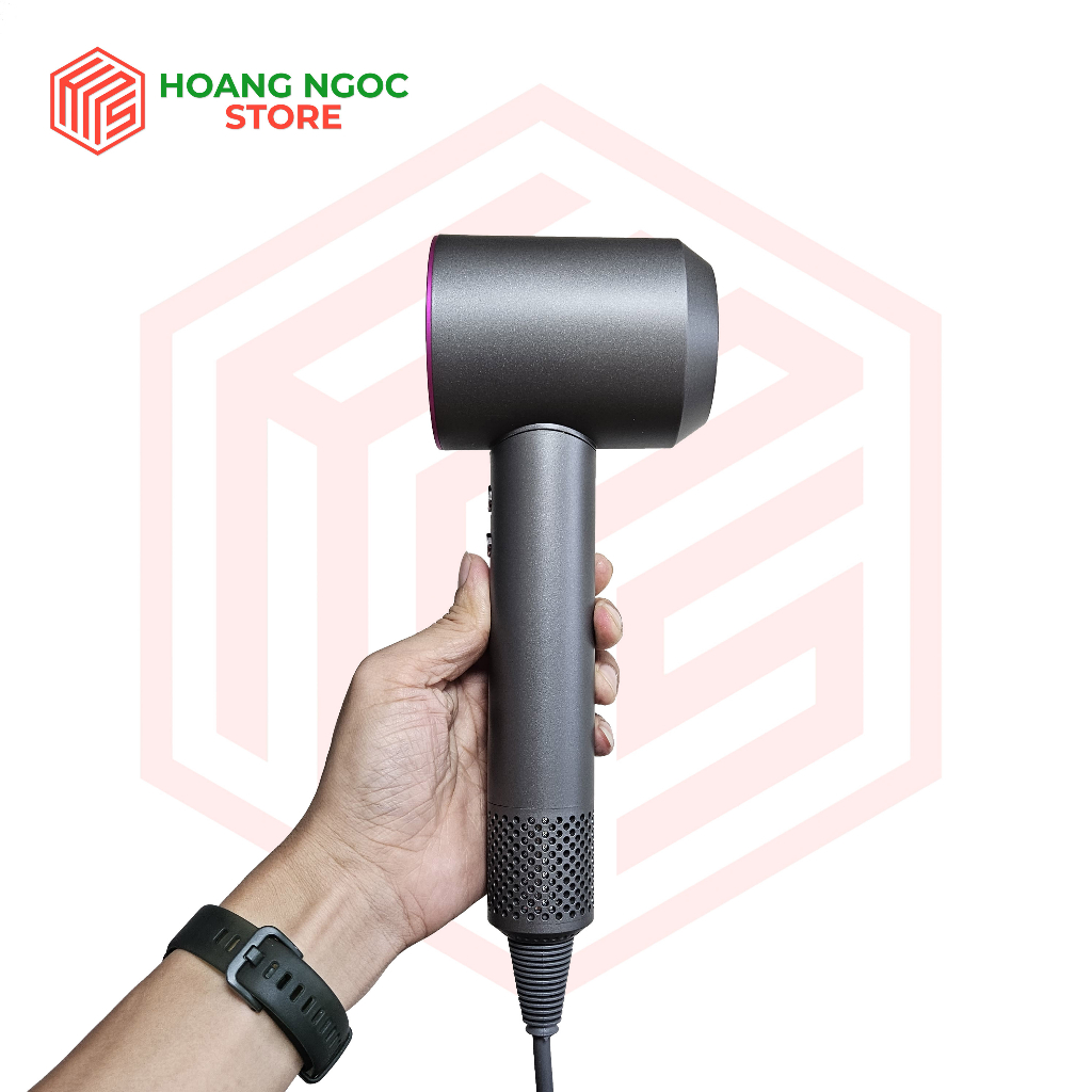 Máy sấy tóc Supersonic không kèm đầu sấy, không cánh quạt, công suất cao, sấy nóng lạnh 2 chiều. BH 1 tháng