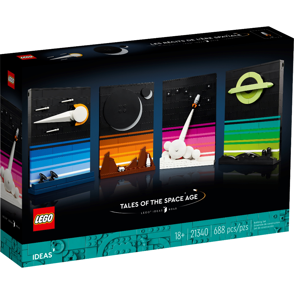 LEGO IDEAS - 21340 - KHUNG TRANH CÂU CHUYỆN VŨ TRỤ - TALES OF THE SPACE AGE
