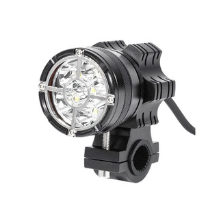 Đèn trợ sáng l6 moto-wofl chân kẹp gắn xe máy 12v