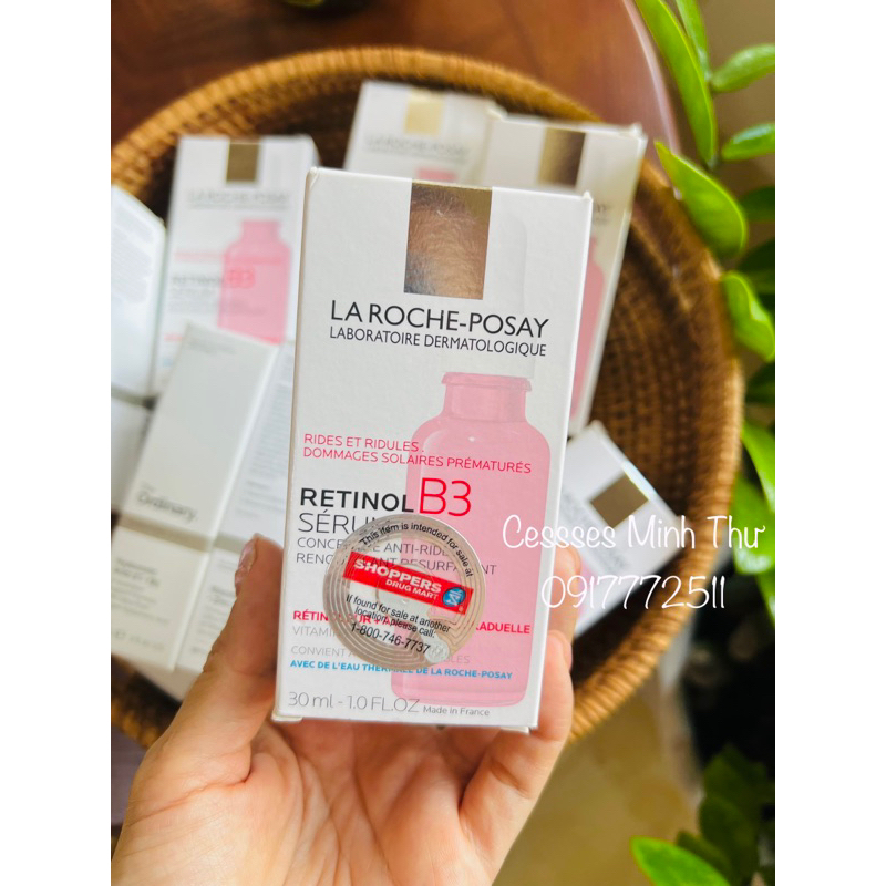 Tinh Chất Chống Lão Hóa LRP Retinol B3 Serum sáng da mờ thâm nám dành cho da nhạy cảm