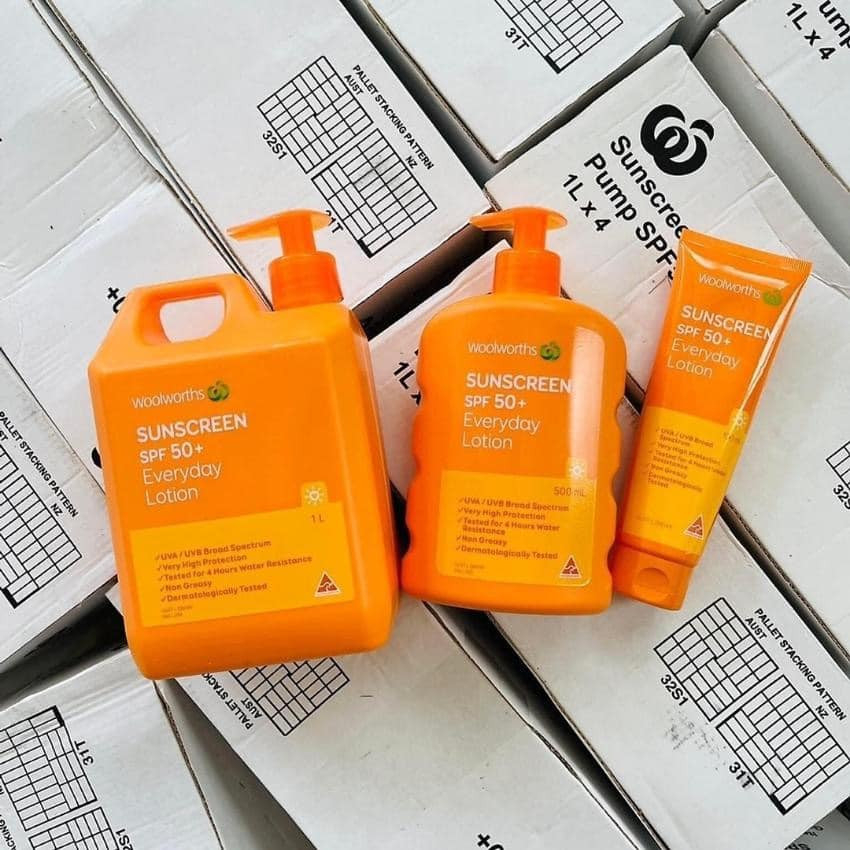 Kem Chống Nắng Body Woolworths Sunscreen SPF 50+ Everyday Lotion