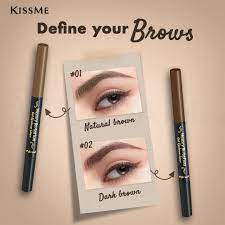 Bút kẻ lông mày dạng gel Kissme Heroin 2 trong 1 dành cho mắt và lông mày (2 màu)