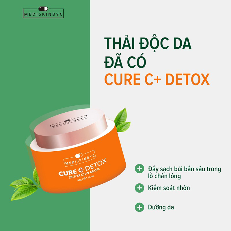 Mặt nạ thải độc da Cure C+ Detox Clay Mask