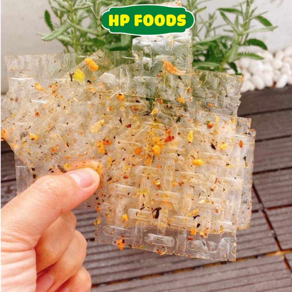 Bánh tráng rong biển tỏi phi chay mặn siêu ngon đặc sản chính gốc Tây Ninh - HP FOODS