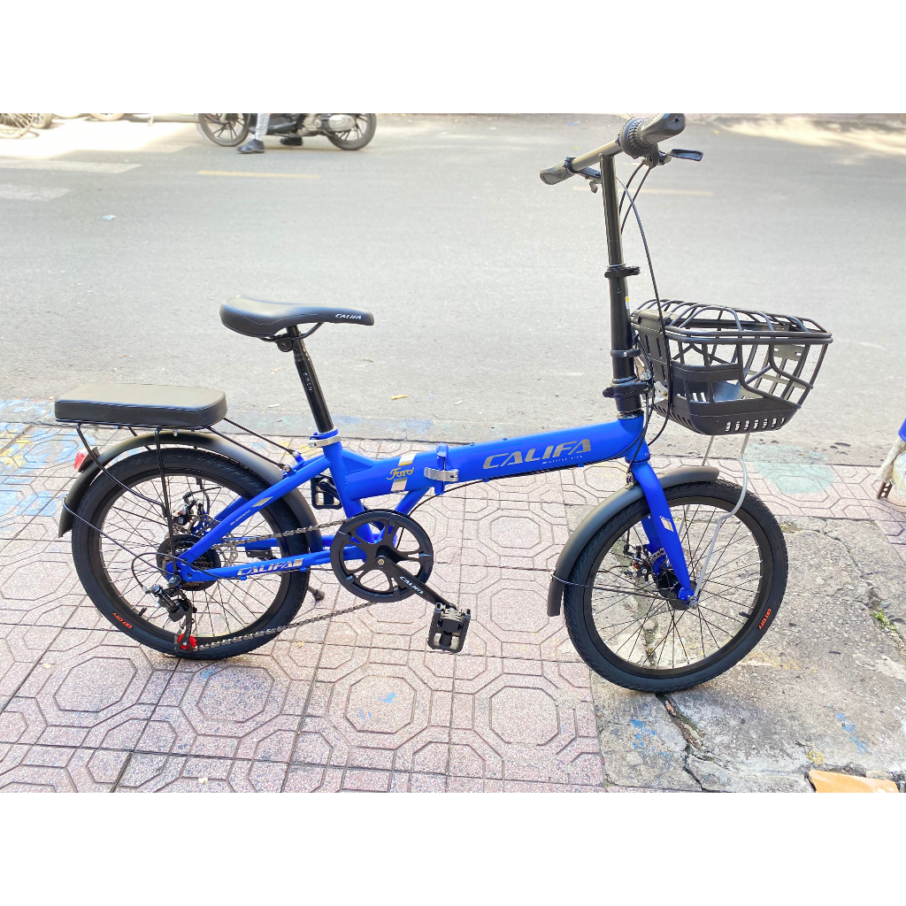 Xe Đạp Gấp Gọn CALIFA FOID20 Inch ( Tặng đệm baga và giỏ xe)
