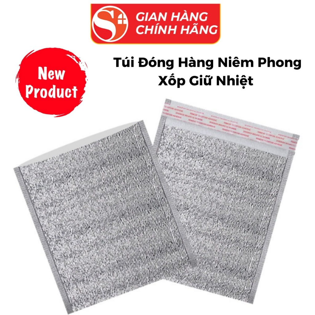 Túi Xốp Bạc Giữ Nhiệt ShineYe Niêm Phong Bảo Quản Thực Phẩm, Túi Giữ Nhiệt Gói Hàng, Túi Xốp Gói Hàng  An Toàn