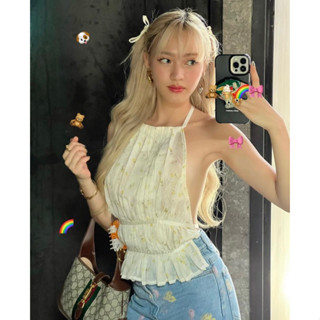 VINTAGEGOUT • xBLOSSOM | ÁO YẾM CỘT DÂY LƯNG