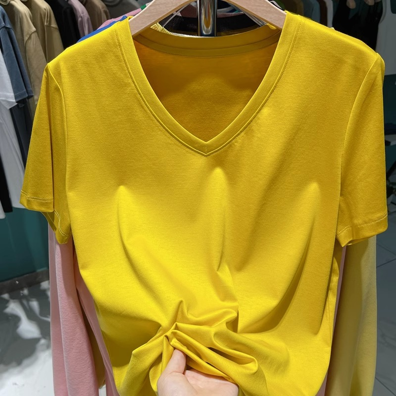 Áo cotton bigsize nữ 90kg_Áo thun co giãn thấm hút mồ hôi cực mát ACT