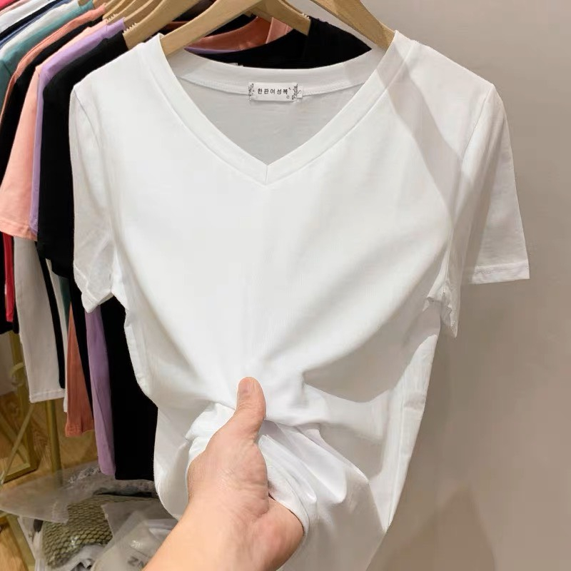 Áo cotton bigsize nữ 90kg_Áo thun co giãn thấm hút mồ hôi cực mát ACT