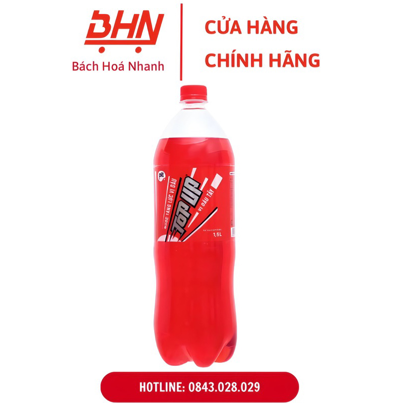 Nước Tăng Lực Top Up 1.5L - VỊ DÂU