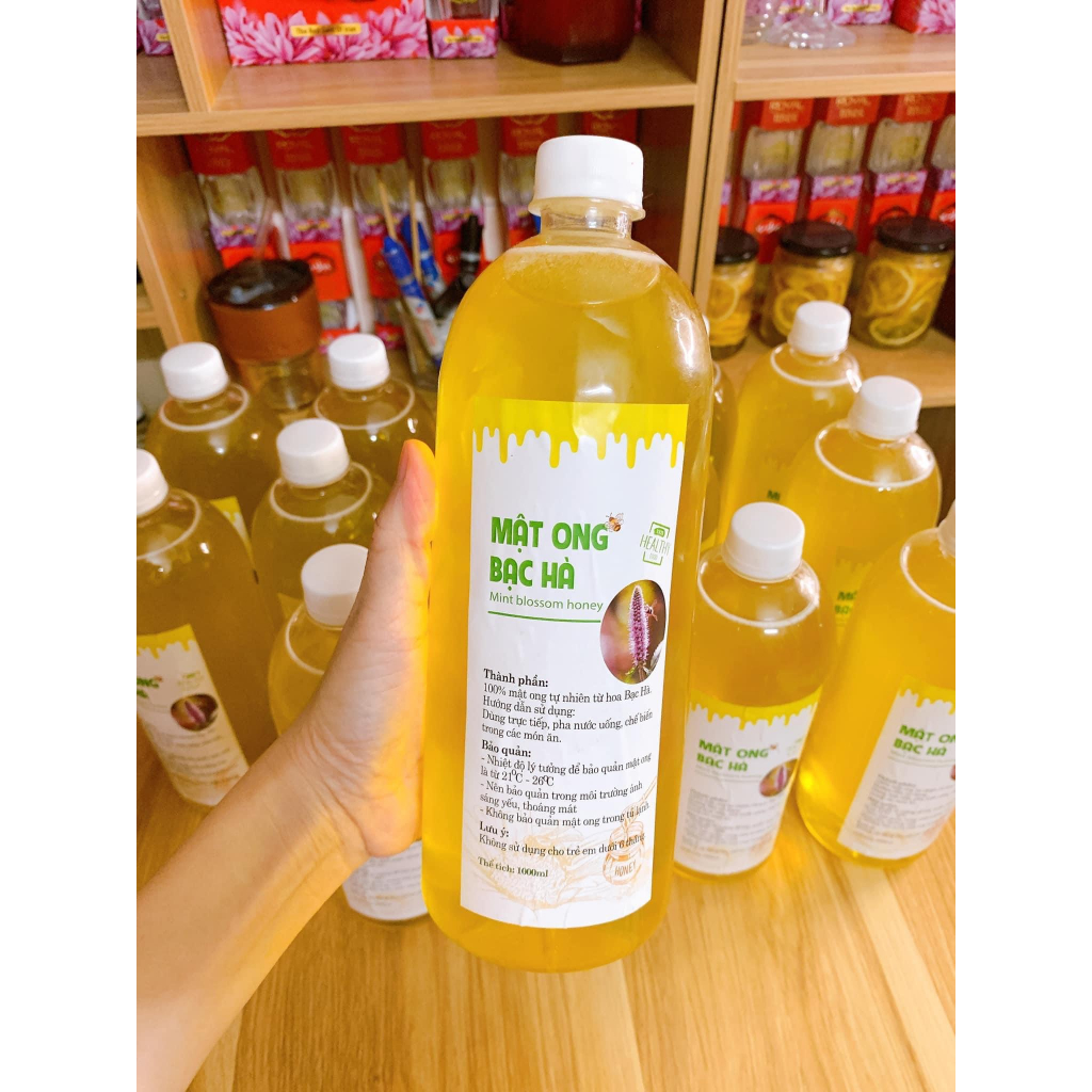 Mật Ong Bạc Hà Đồng Văn - Hà Giang, 100% Nguyên Chất