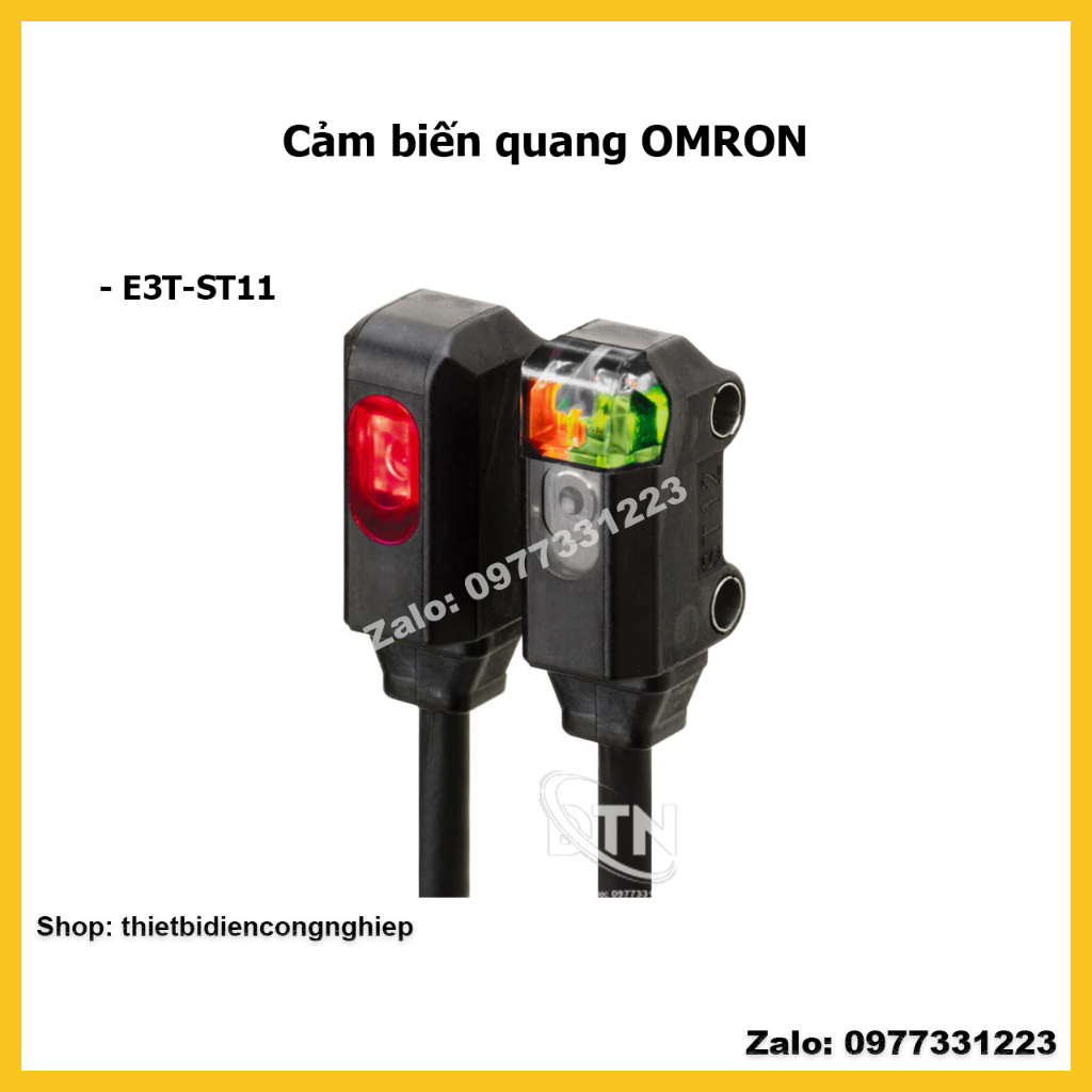 Cảm biến quang OMRON E3T-ST11 2M